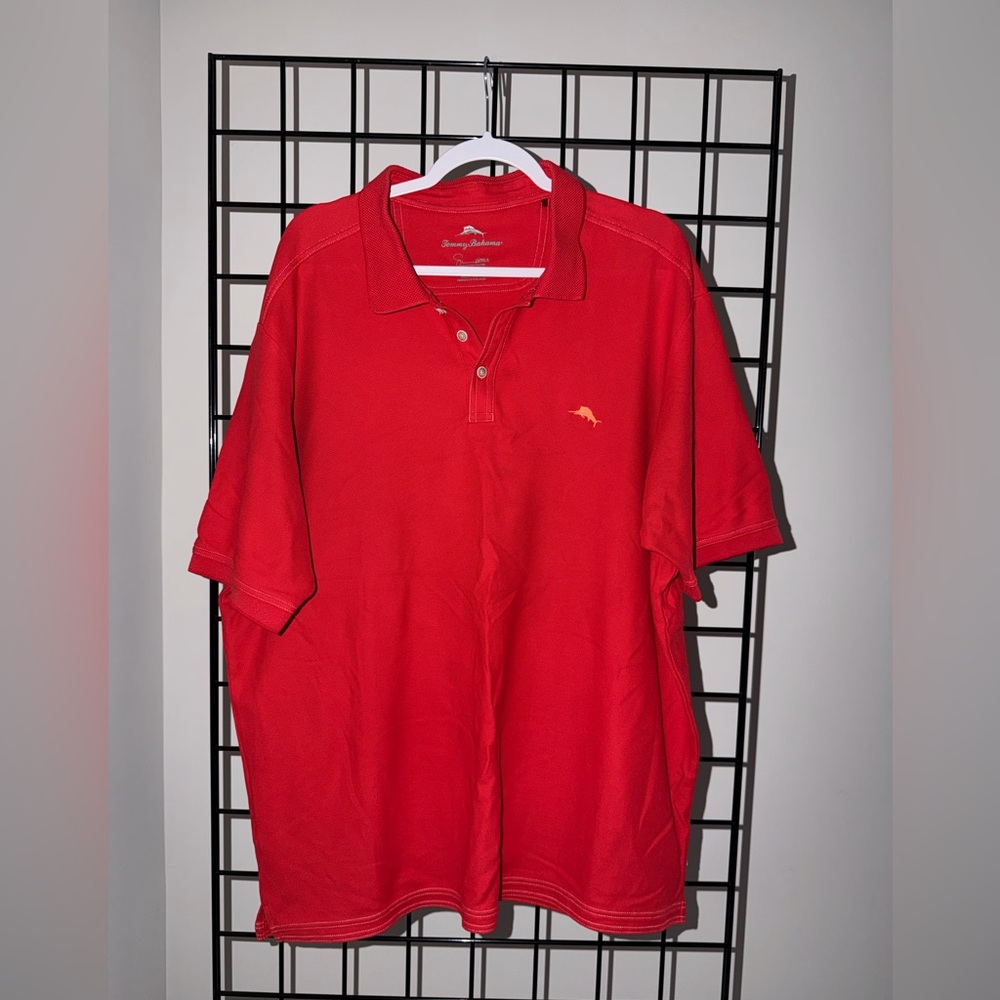 Tommy Bahama Vibrant Red Polo Shirt
